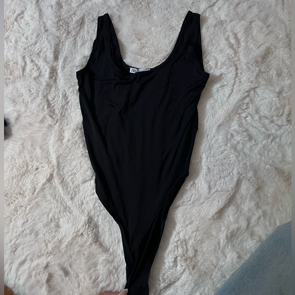 Black Zara bodysuit